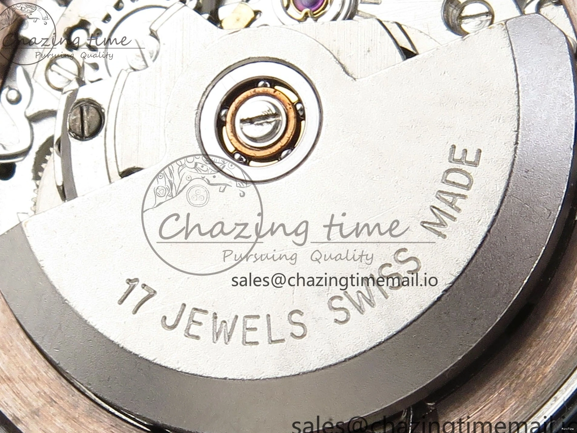 MiroTime 0102 QuickDry DateJust 31 278271 ARF 1:1 Best Edition 904L Steel White MOP Diamonds Dial on SS RG Jubilee Bracelet ETA 517